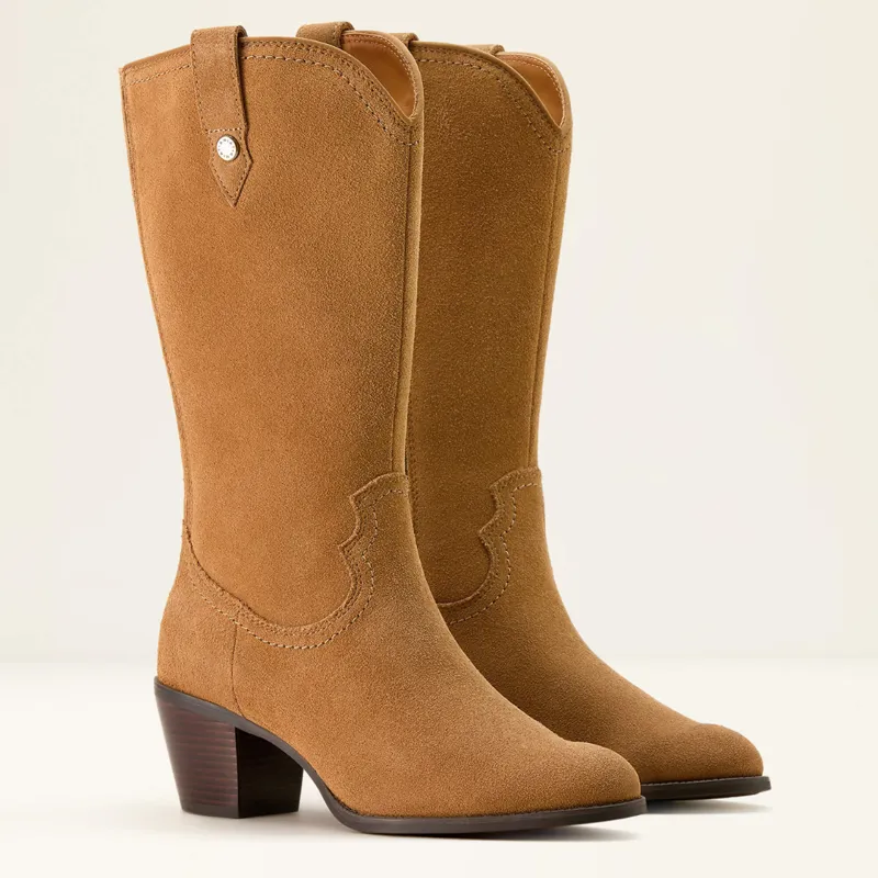 Ariat Womens Addison Caramel Suede Boot