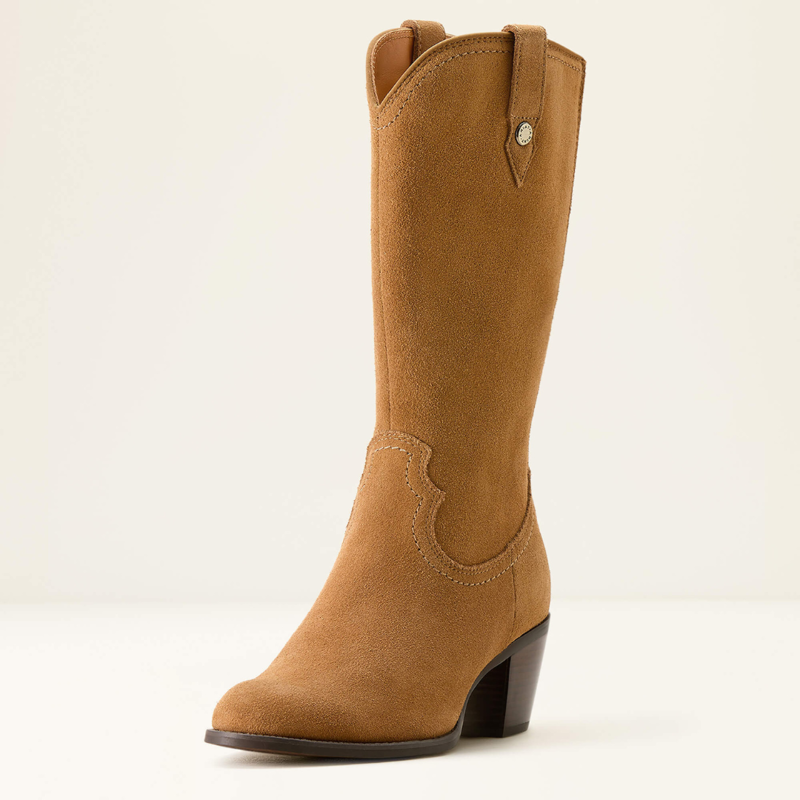 Ariat Womens Addison Caramel Suede Boot-2