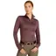 Ariat Women's Gridwork 1/4 Zip Baselayer HuckleBerry