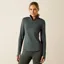 Ariat Womens Gridwork 2.0 1/4 Zip Long Sleeve Urban Chic
