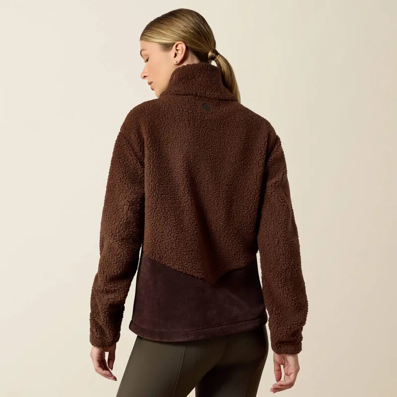 Ariat Womens Laviolette Full Zip Chocolate Plum-1