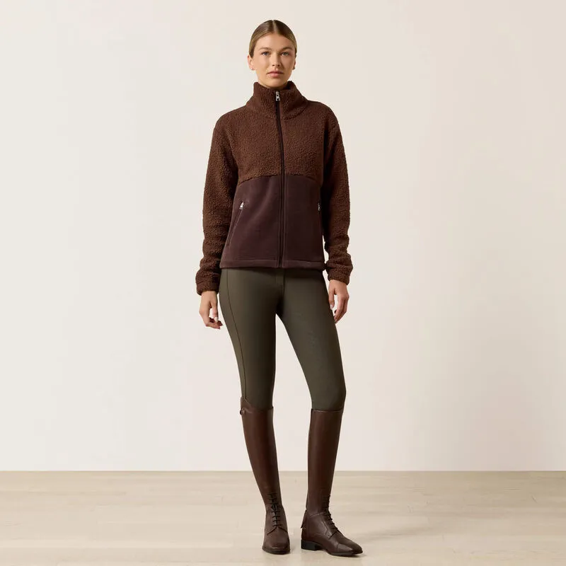Ariat Womens Laviolette Full Zip Chocolate Plum-2
