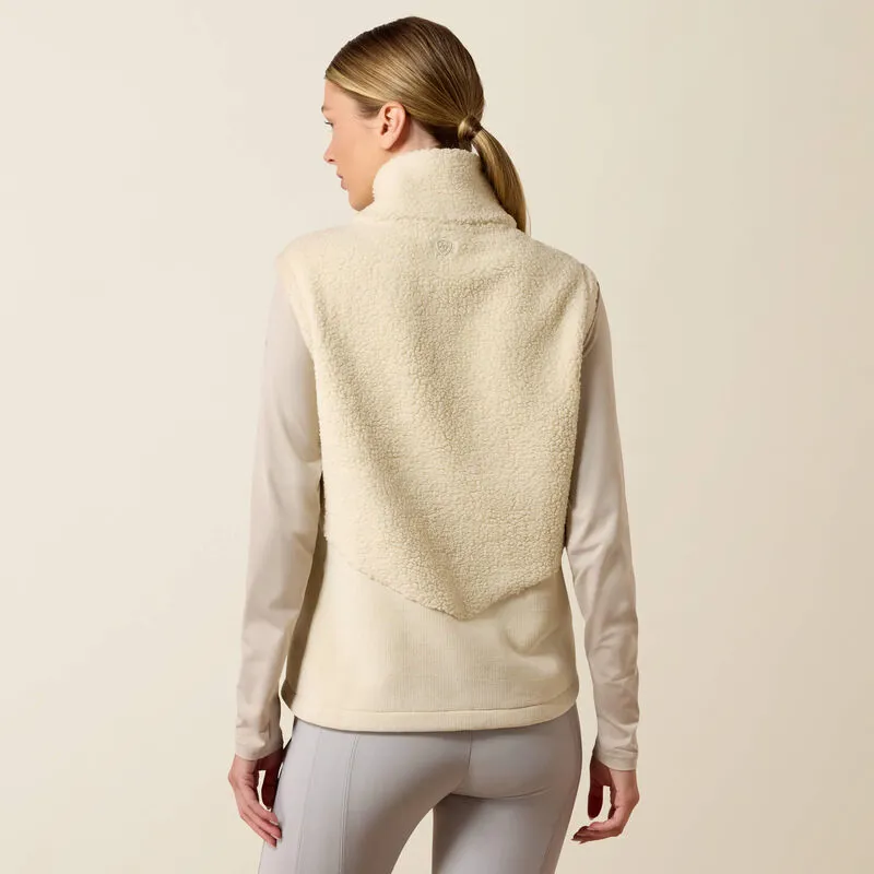 Ariat Womens Laviolette Full Zip Vest Almond Milk-2