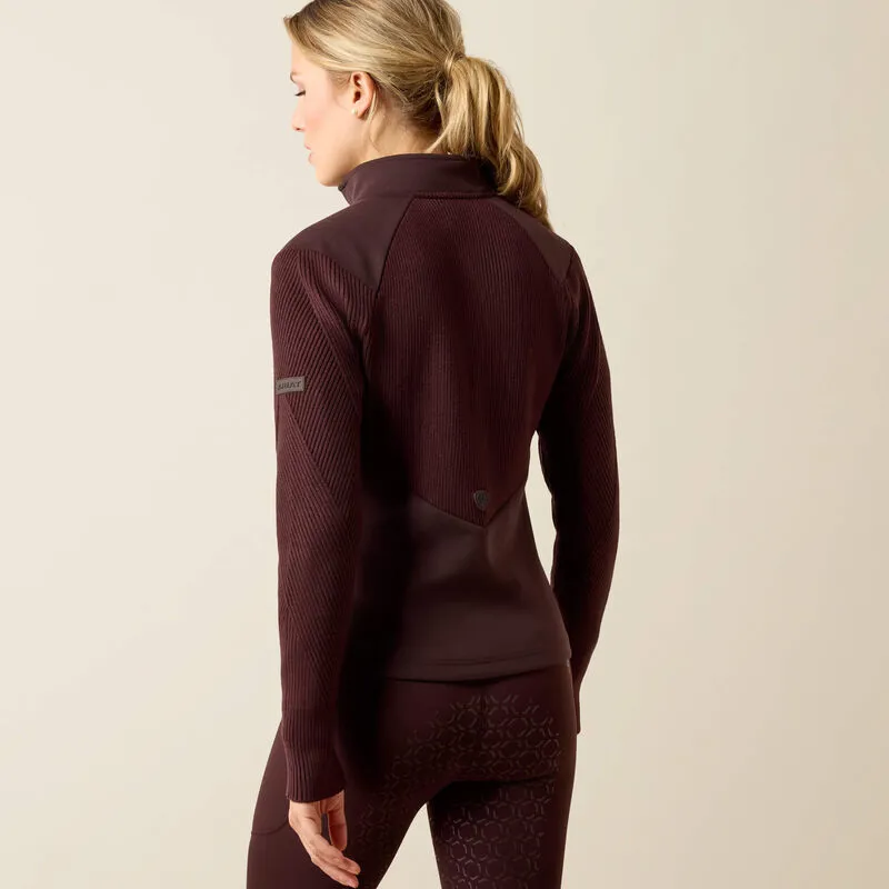 Ariat Womens Skadi Full Zip Chocolate Plum-1