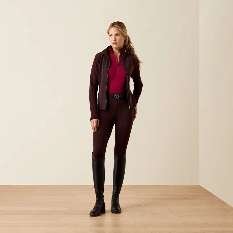 Ariat Womens Skadi Full Zip Chocolate Plum-2