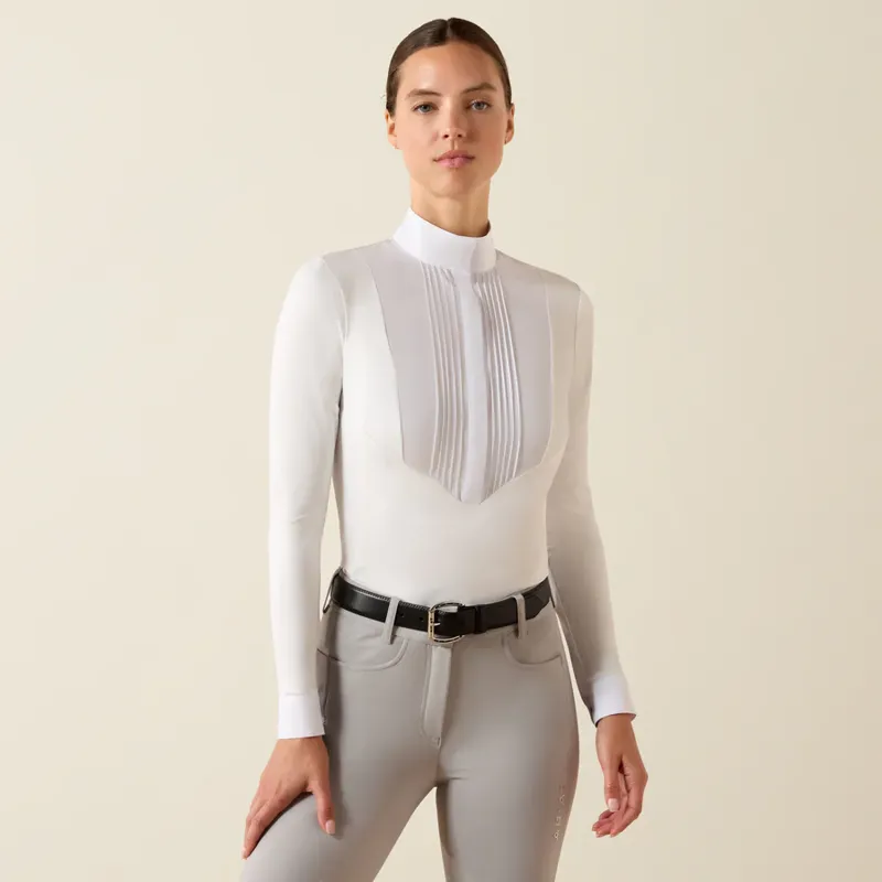 Ariat Womens SolVeil Show Shirt White