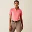Ariat Womens Soquel 1/4 Zip Short Sleeve Baselayer Coral Paradise