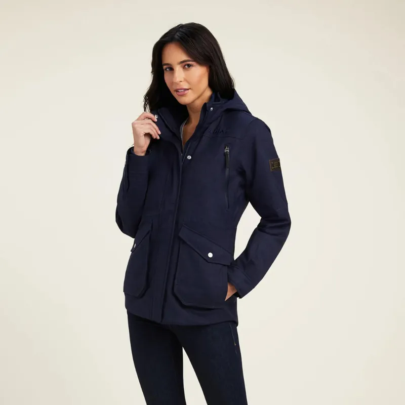 Ariat Women's Sterling Insulated H20 Parka Navy Heather