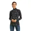 Ariat Women's Sunstopper 2.0 1/4 Zip Baselayer Black Toile