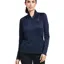 Ariat Women's Sunstopper 2.0 1/4 Zip Baselayer Navy Dot