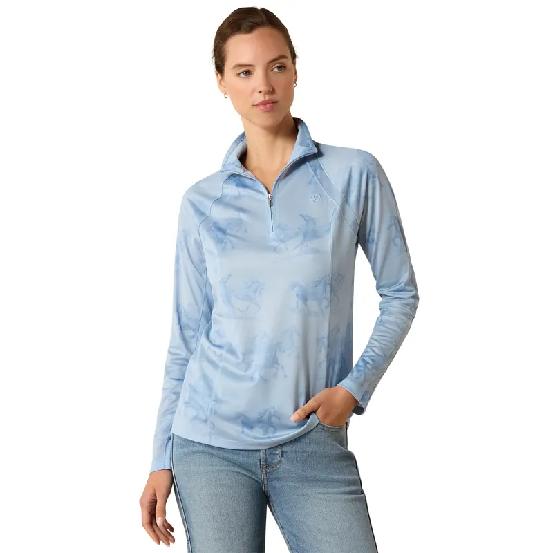 Ariat Womens Sunstopper 3.0 Baselayer St Tropez Mirage Print