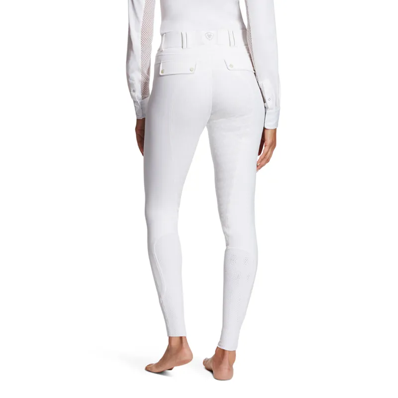 Ariat Womens Tri Factor Grip Full Seat Breech White-1