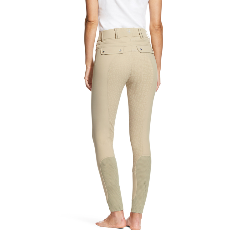 Ariat Womens Tri Factor Grip Full Seat Breech Tan-1
