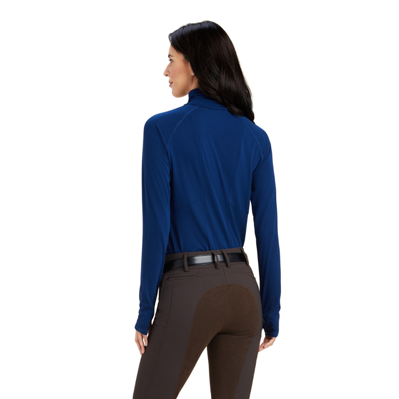 Ariat Women's Venture Long Sleeve Baselayer Estate Blue-2