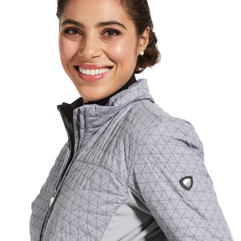 Ariat Womens Volt 2.0 Reflective Jacket Silver-1