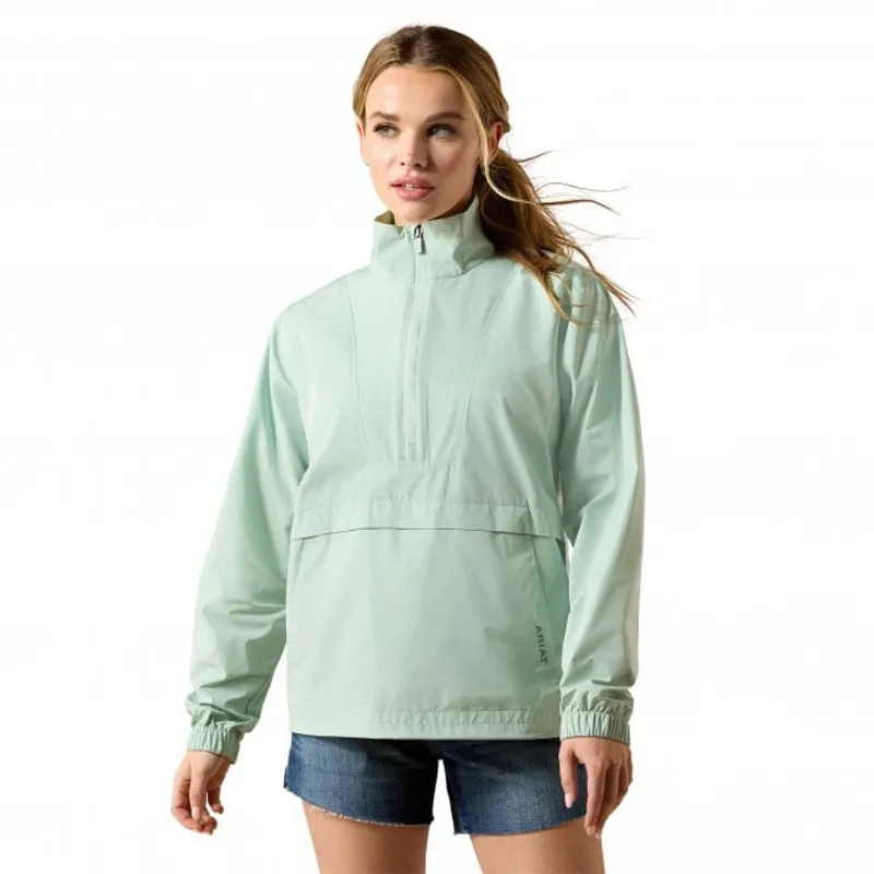 Ariat Womens Whisper Pullover Jacket Silt Green