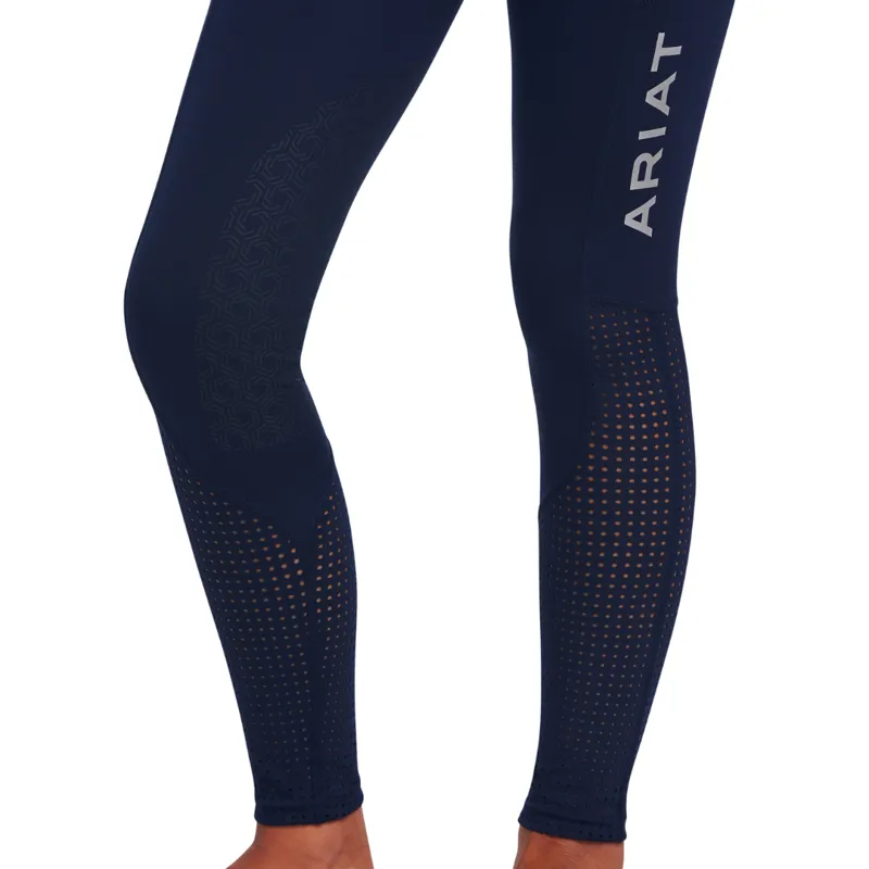Ariat Youth EOS Knee Patch Riding Tights Navy