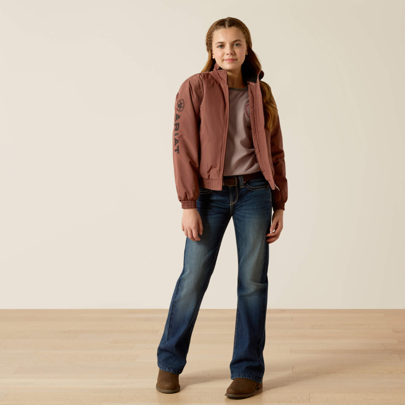 Ariat Youth Stable Insulated Jacket Marron-4