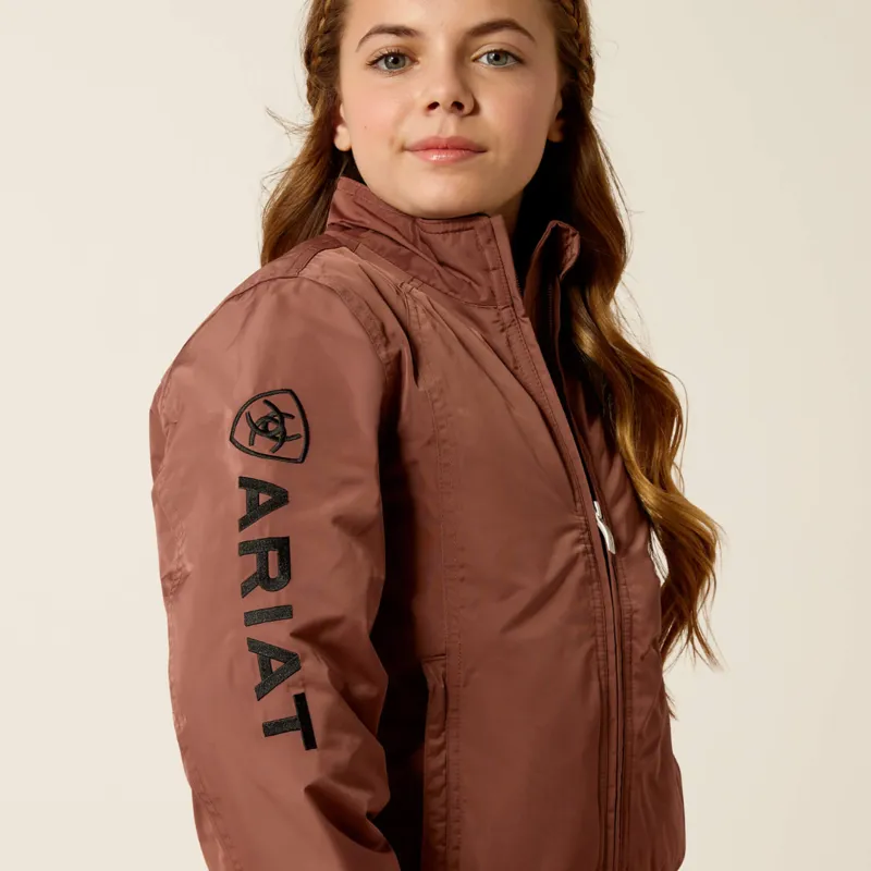 Ariat Youth Stable Insulated Jacket Marron-1