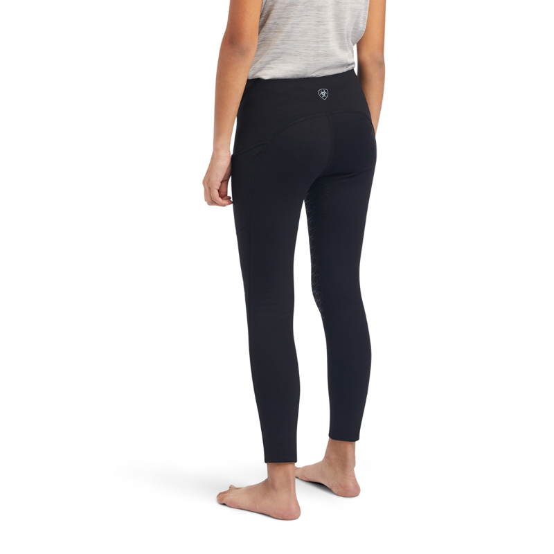 Ariat Youth Venture Thermal Half Grip Tight Black-2