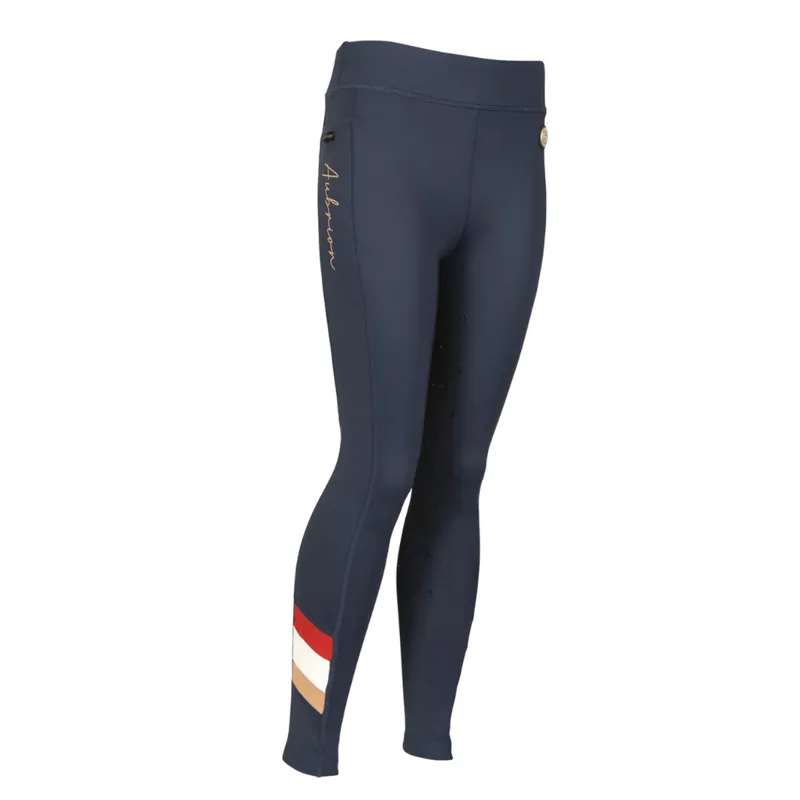 Aubrion Team Shield Riding Tights NAVY