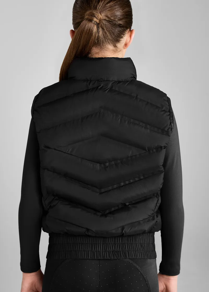 Aztec Diamond Childrens Lightweight Gilet Black-1