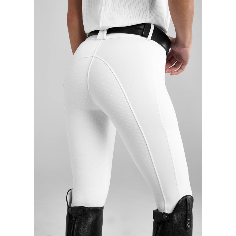 Aztec Diamond Compression Breeches Full Seat White-2