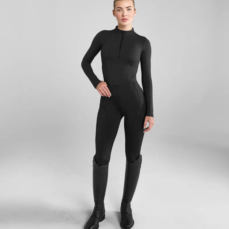 Aztec Diamond Core Leggings Full Seat Black