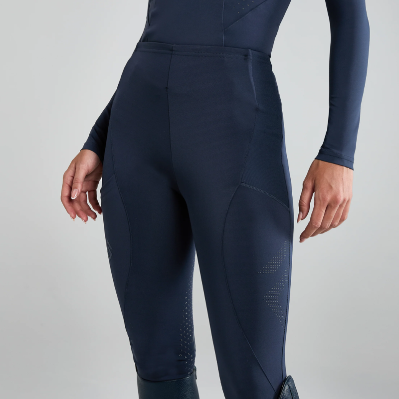 Aztec Diamond Core Leggings Full Seat Navy-3