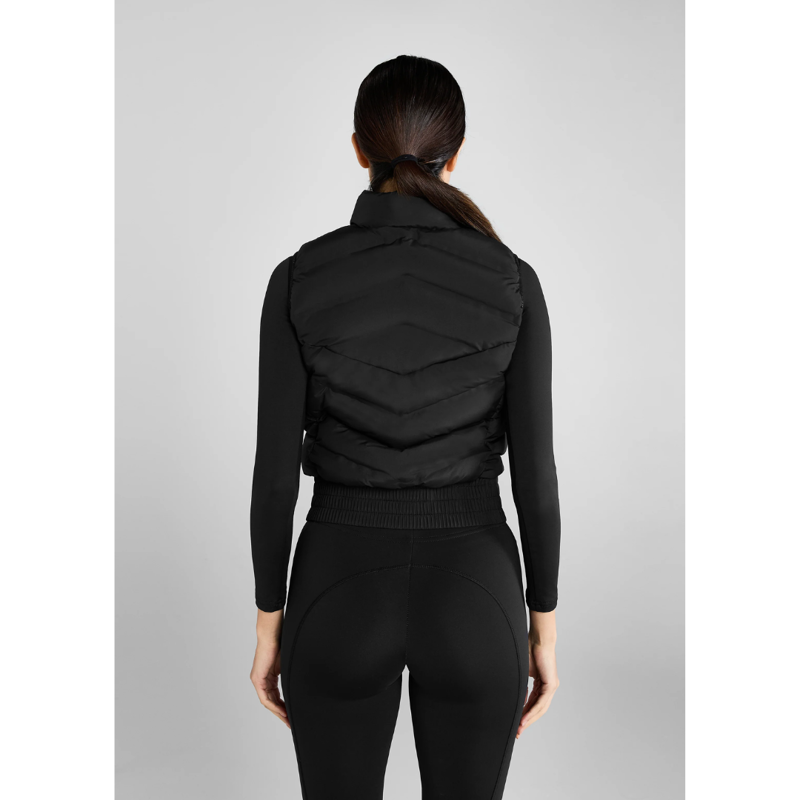 Aztec Diamond Lightweight Gilet Black-3