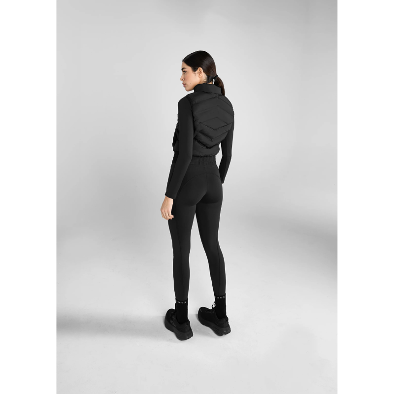 Aztec Diamond Lightweight Gilet Black-4