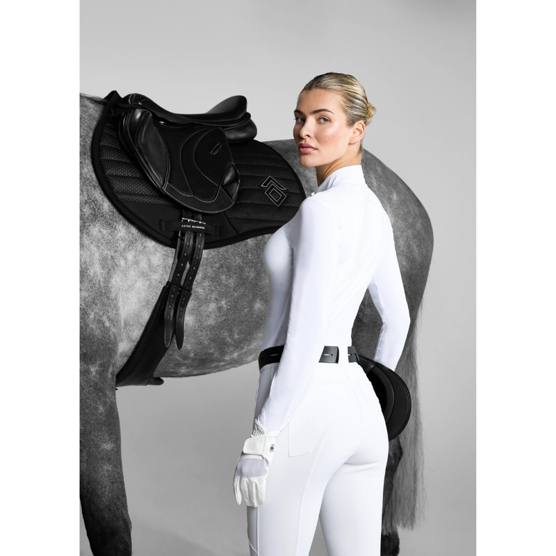 Aztec Diamond Premium Lightweight Shirt Long Sleeve White-1