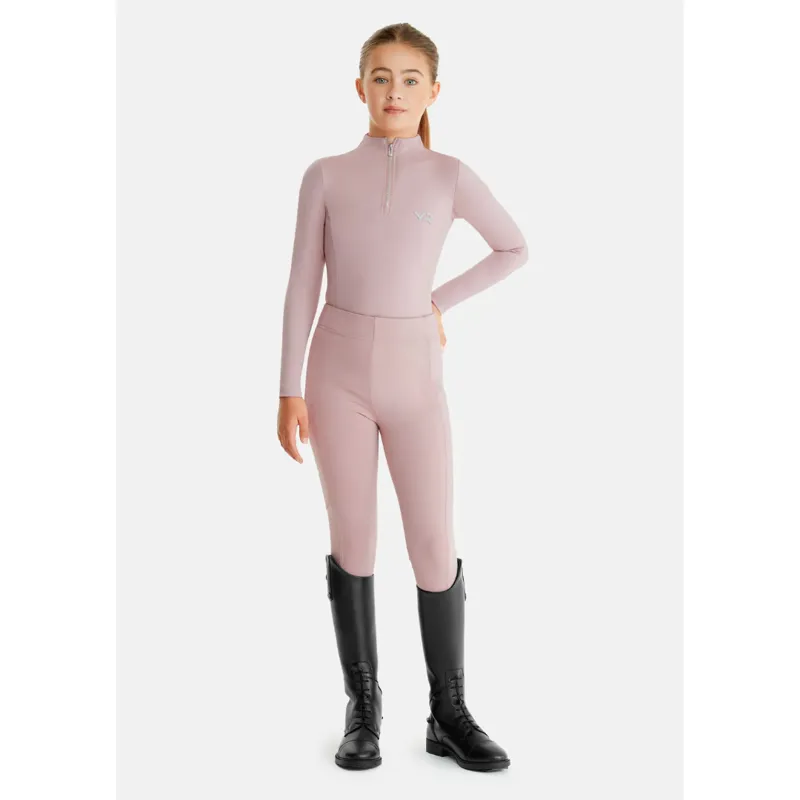 Aztec Diamond Young Rider Base Layer Long Sleeve Pink