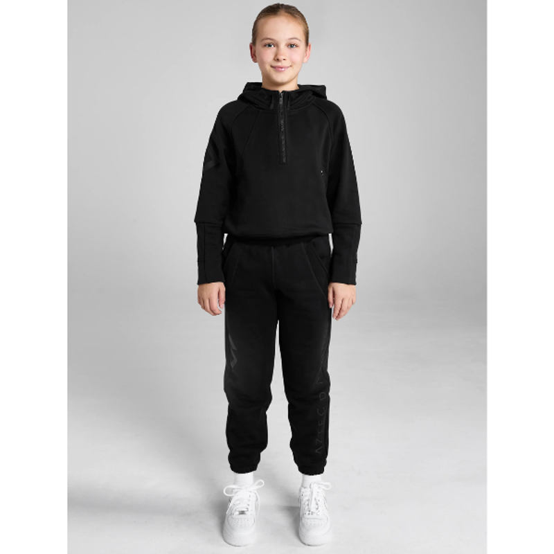 Aztec Diamond Young Rider Panel Half Zip Hoodie Black-2
