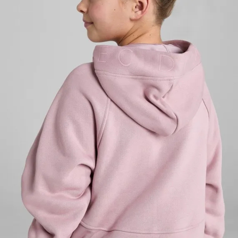 Aztec Diamond Young Rider Panel Half Zip Hoodie Pink-1