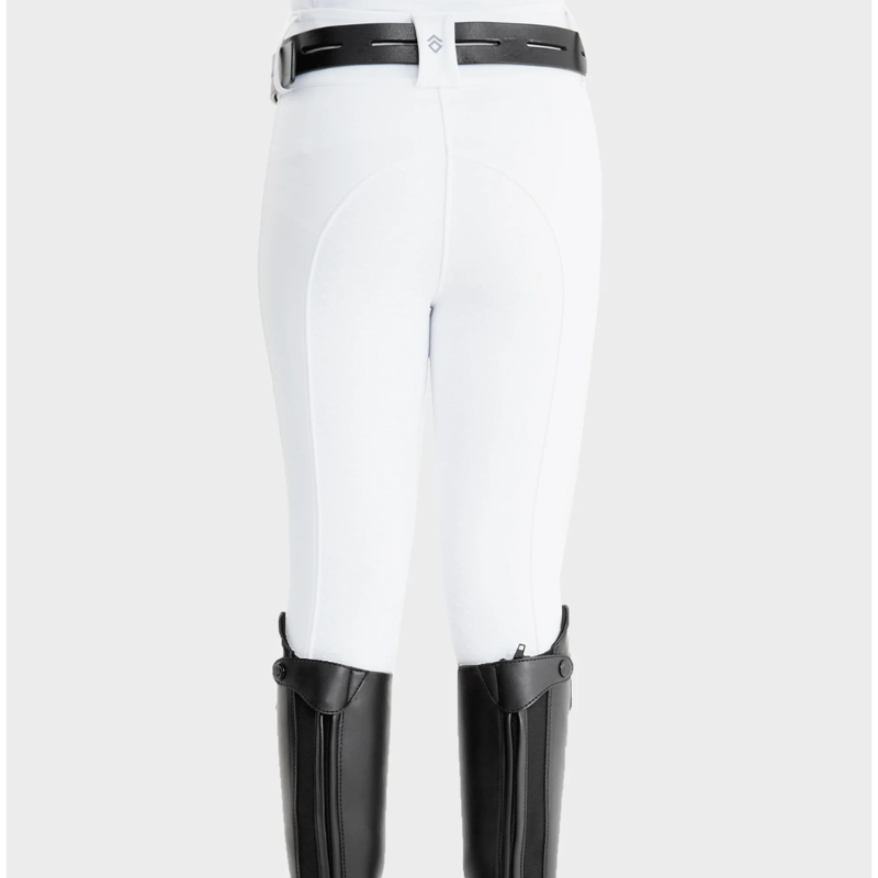 Aztec Diamond Young Rider Full Seat Compression Breeches White-3
