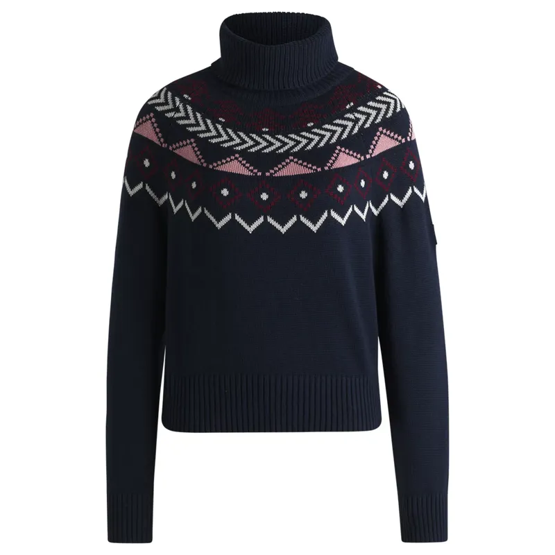 Boss Equestrian Anuk Knitwear Jumper Norway Sky Captain-3