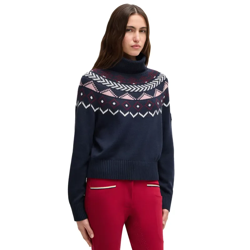 Boss Equestrian Anuk Knitwear Jumper Norway Sky Captain-1
