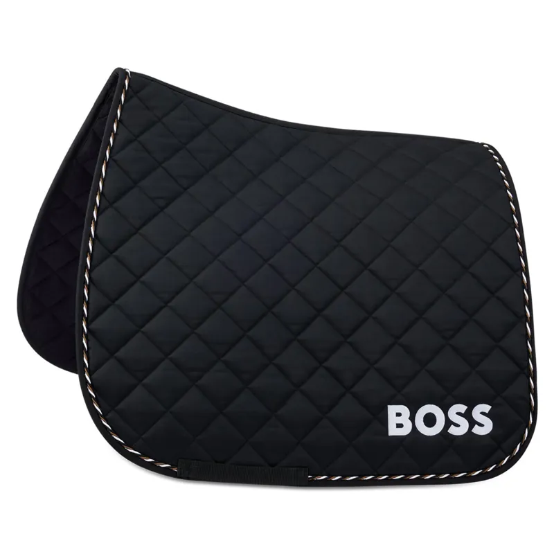 Boss Equestrian Dressage Saddle Pad Signature Black