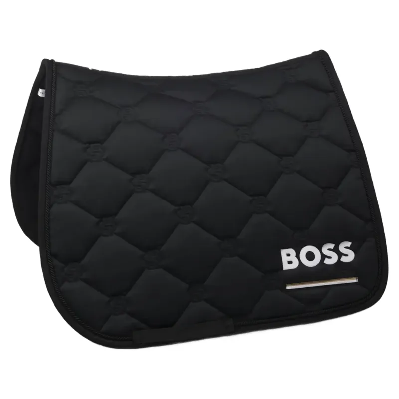 Boss Equestrian Cambridge Saddle Pad Dressage Tape Black