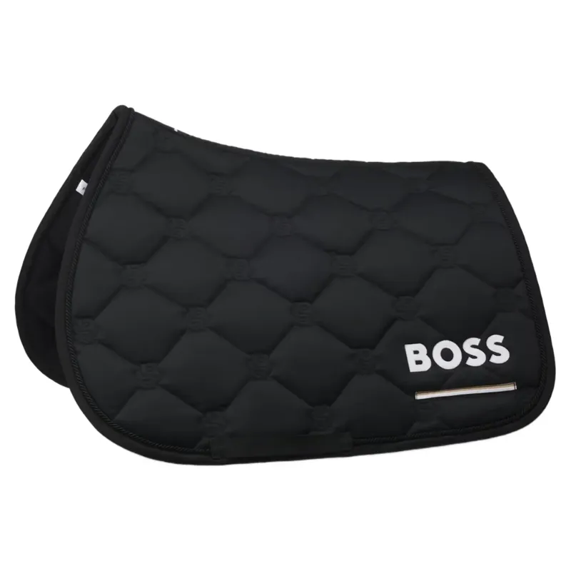 Boss Equestrian Cheltenham Saddle Pad Jump Tape Black