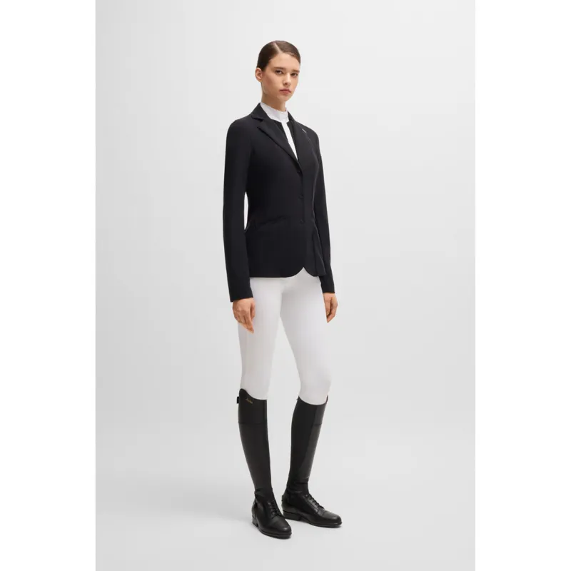 Boss Equestrian Emma Show Blouse Black Stripes-4