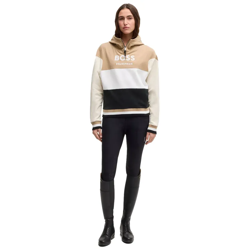 Boss Equestrian Faye Hoodie Signature Camel-3