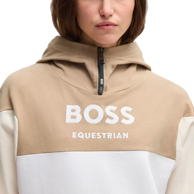 Boss Equestrian Faye Hoodie Signature Camel-4