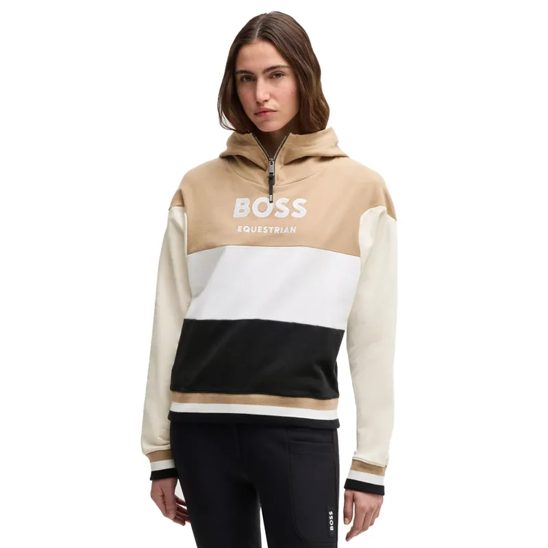 Boss Equestrian Faye Hoodie Signature Camel