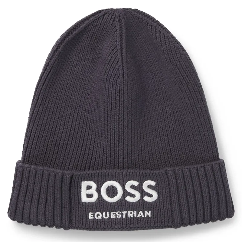 Boss Equestrian Fisher Beanie Dark Grey
