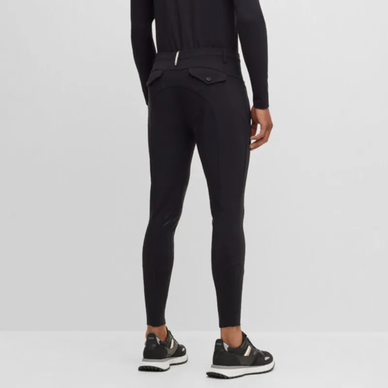 Boss Equestrian James Knee Grip Breeches Black-1