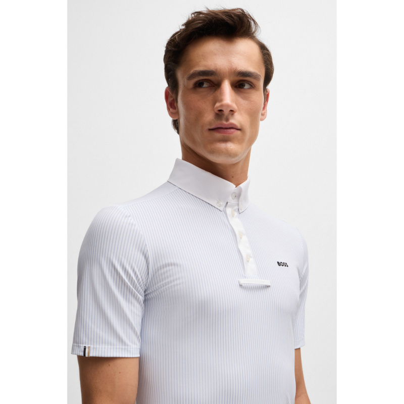 Boss Equestrian Marty Show Shirt Pinstripes Niagara-2