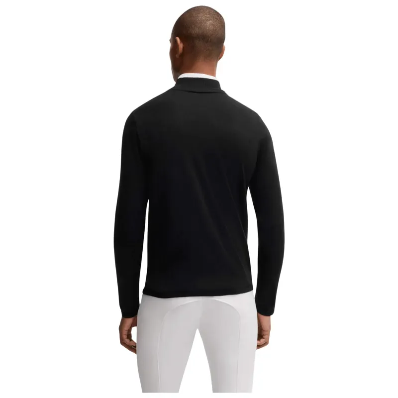 Boss Equestrian Rouven Half Zip Jumper Knitwear Black-3