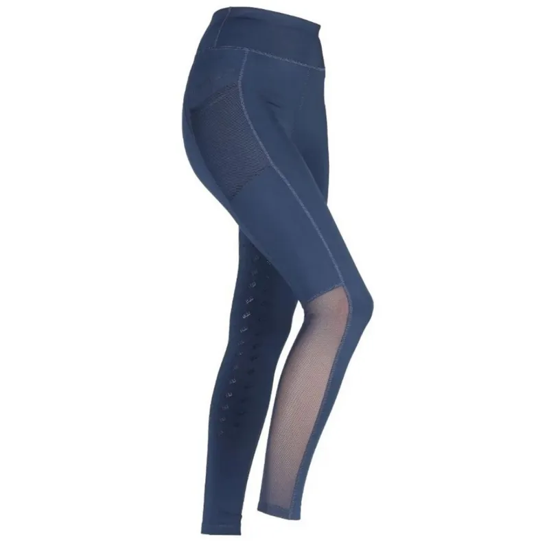 Bridleway Ladies Dakota Riding Tights Navy
